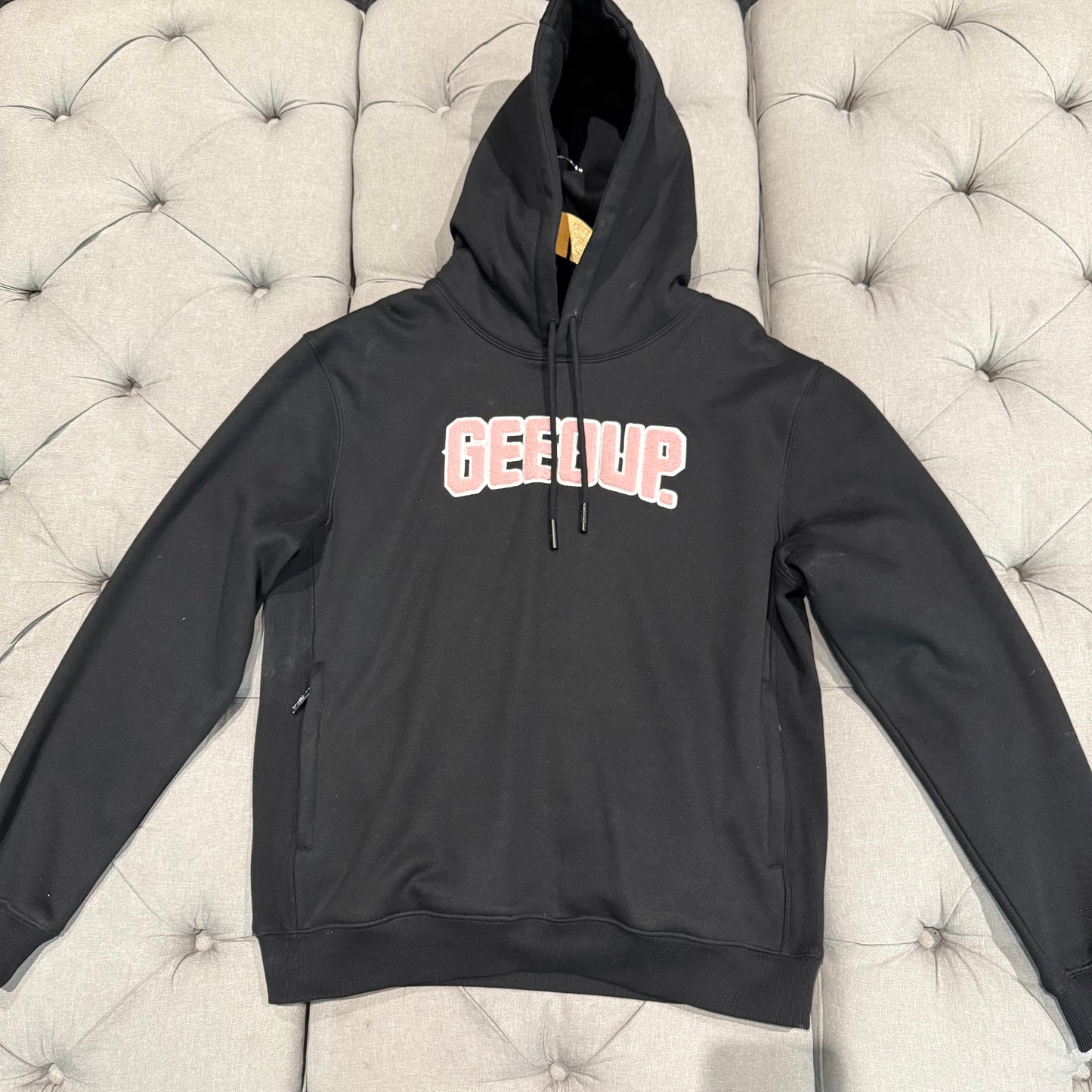 Geedup 13 Years Play For Keeps Hoodie 'Black Pink' (Second hand)