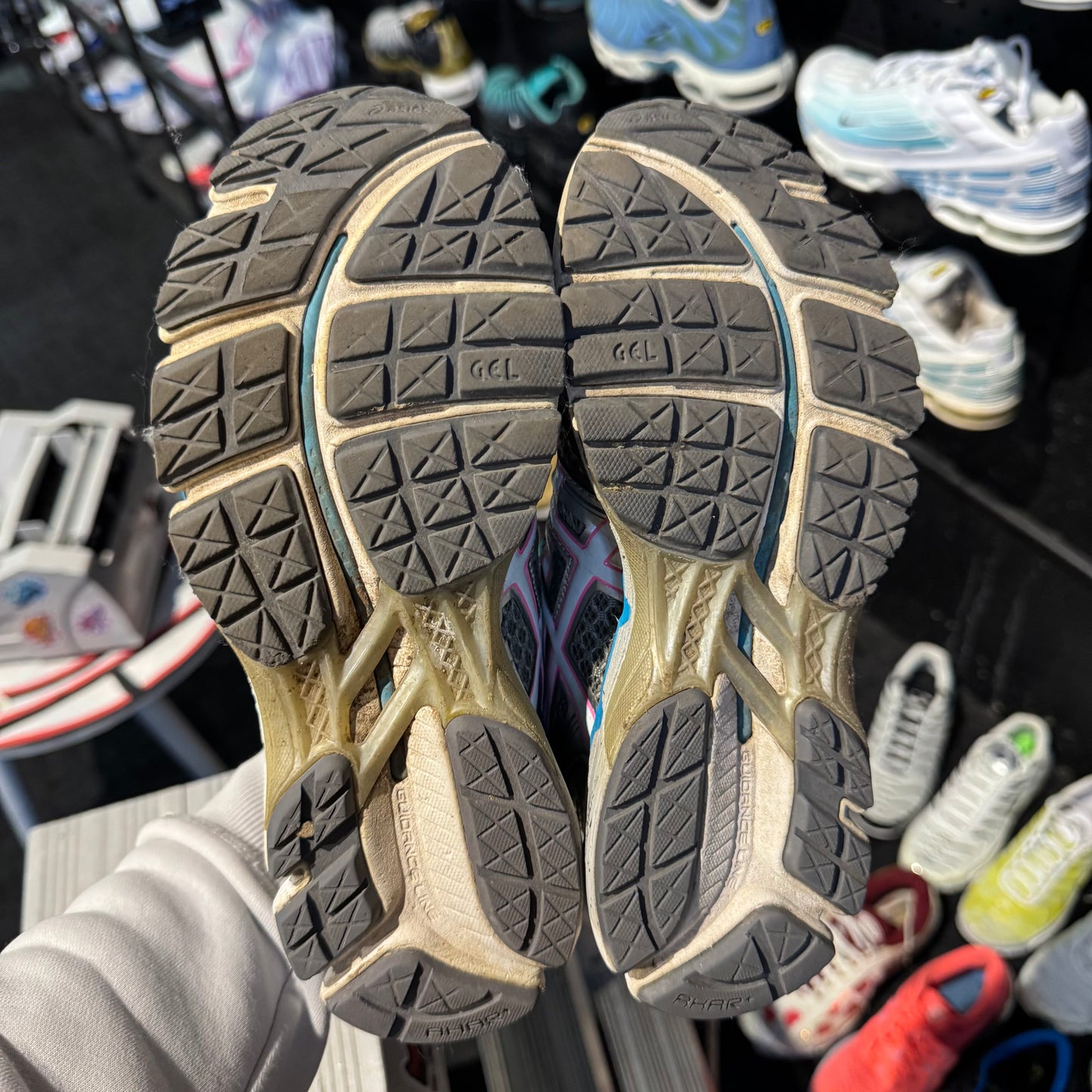 Asics Gel Kayano 19 'Silver Blue Pink' (Second hand)