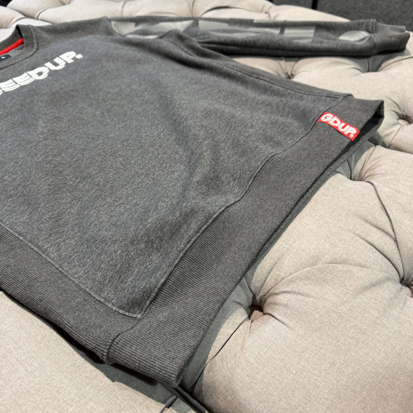 Geedup Sportsman Crewneck 'Charcoal White' (Second hand)