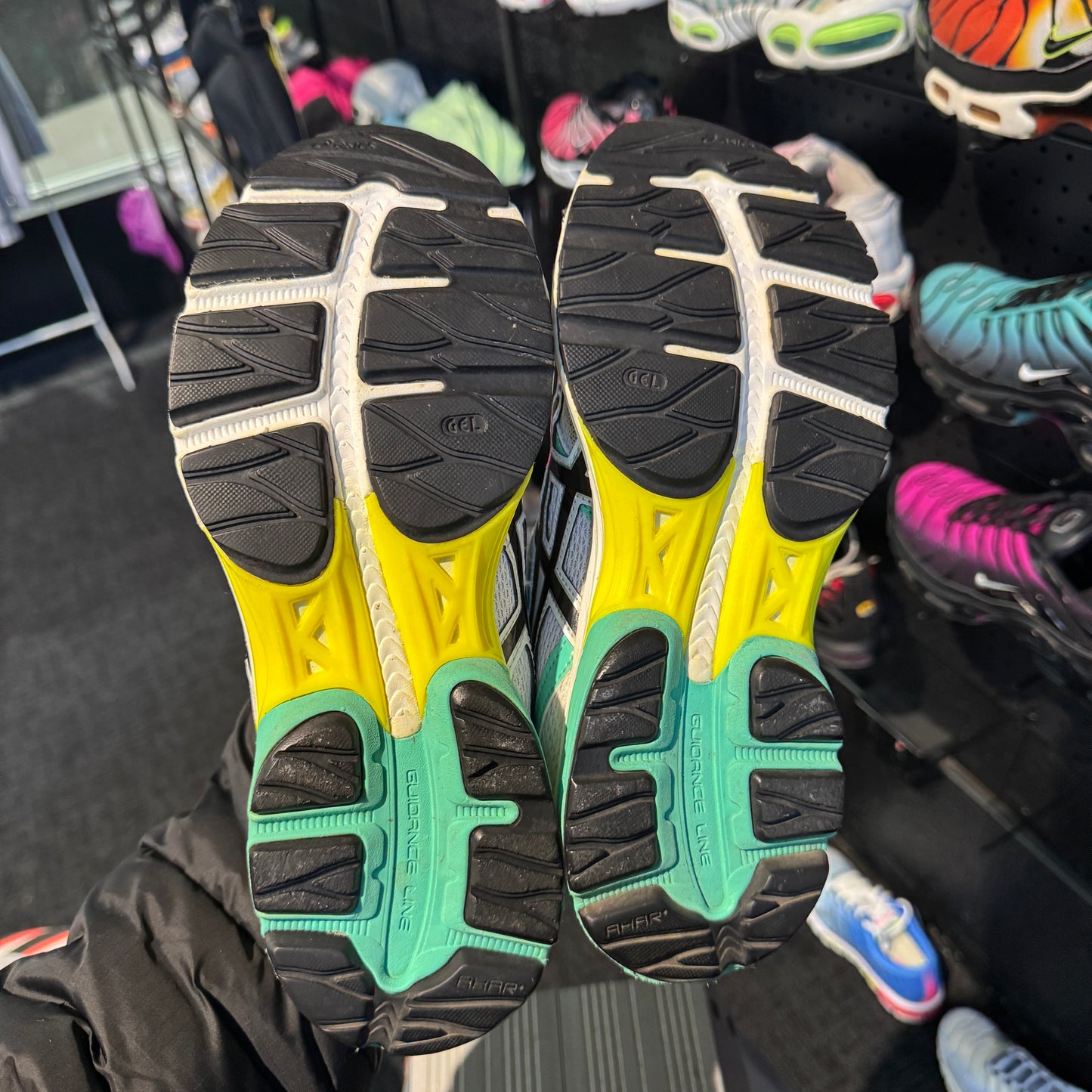Asics Gel Pulse 7 'White Teal Neon' (Second hand)