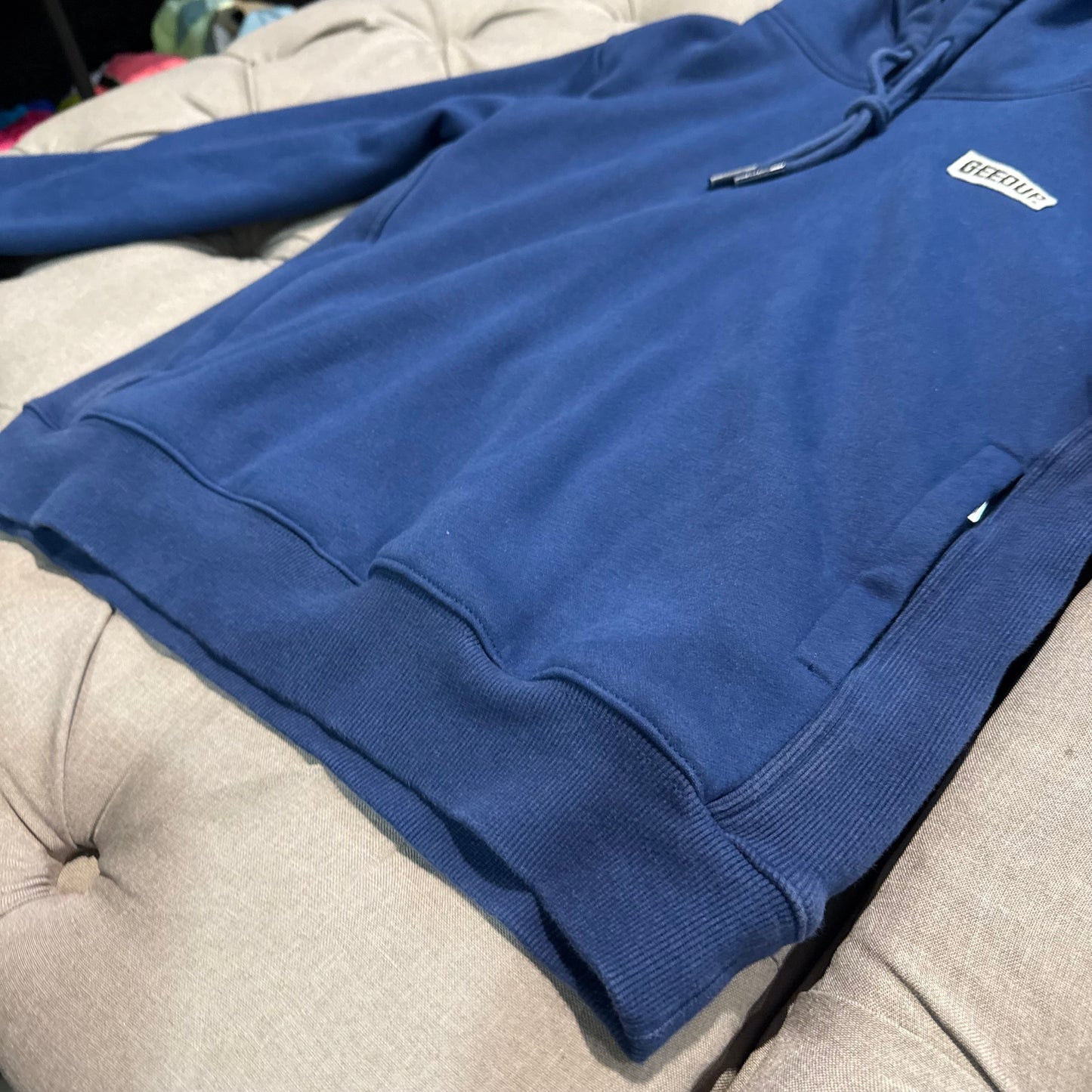 Geedup Back Logo PFK Hoodie 'Navy Blue' (Second hand)
