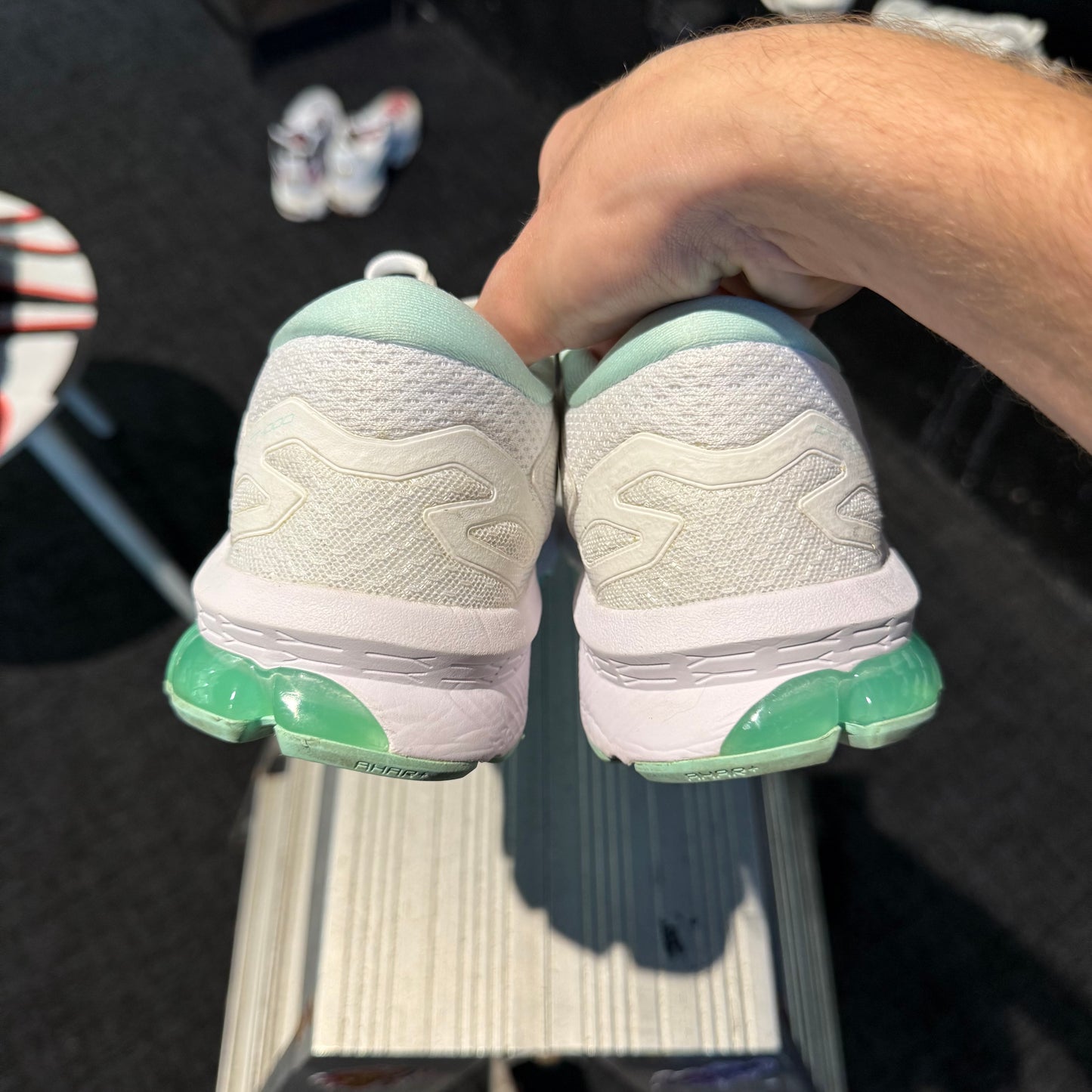 Asics GT-1000 White/Pure Silver Aqua Mint (Second hand)