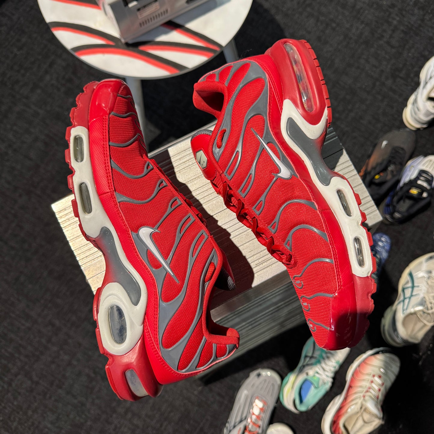 Nike Air Max Plus 'TN' University Red Pure Platinum (Second hand)