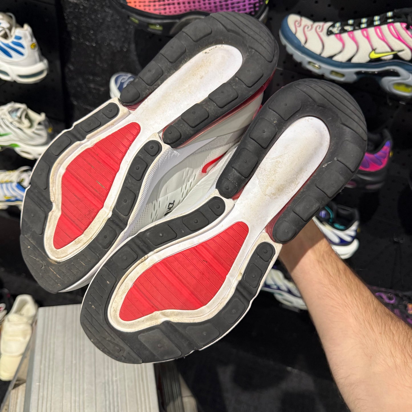 Nike Air Max 270 'White Light Fusion Red' (Second hand)