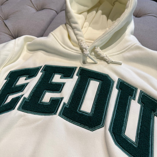 Geedup Team Logo Hoodie Cream Green' (Second hand)