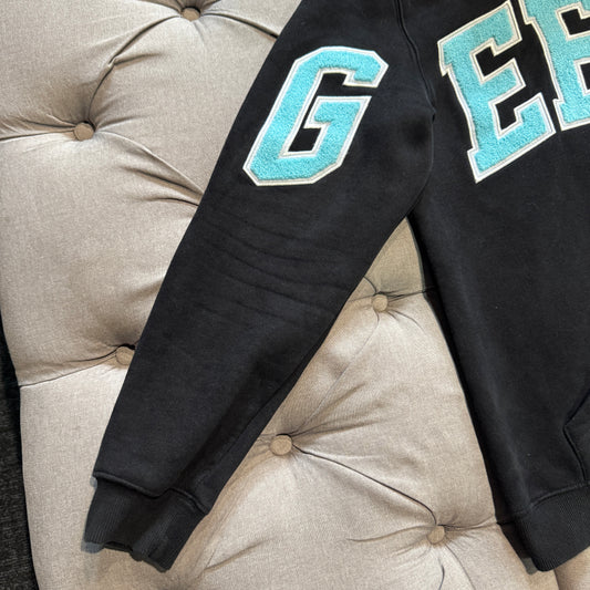 Geedup Team Logo Hoodie 'Black Baby Blue' (Second hand)