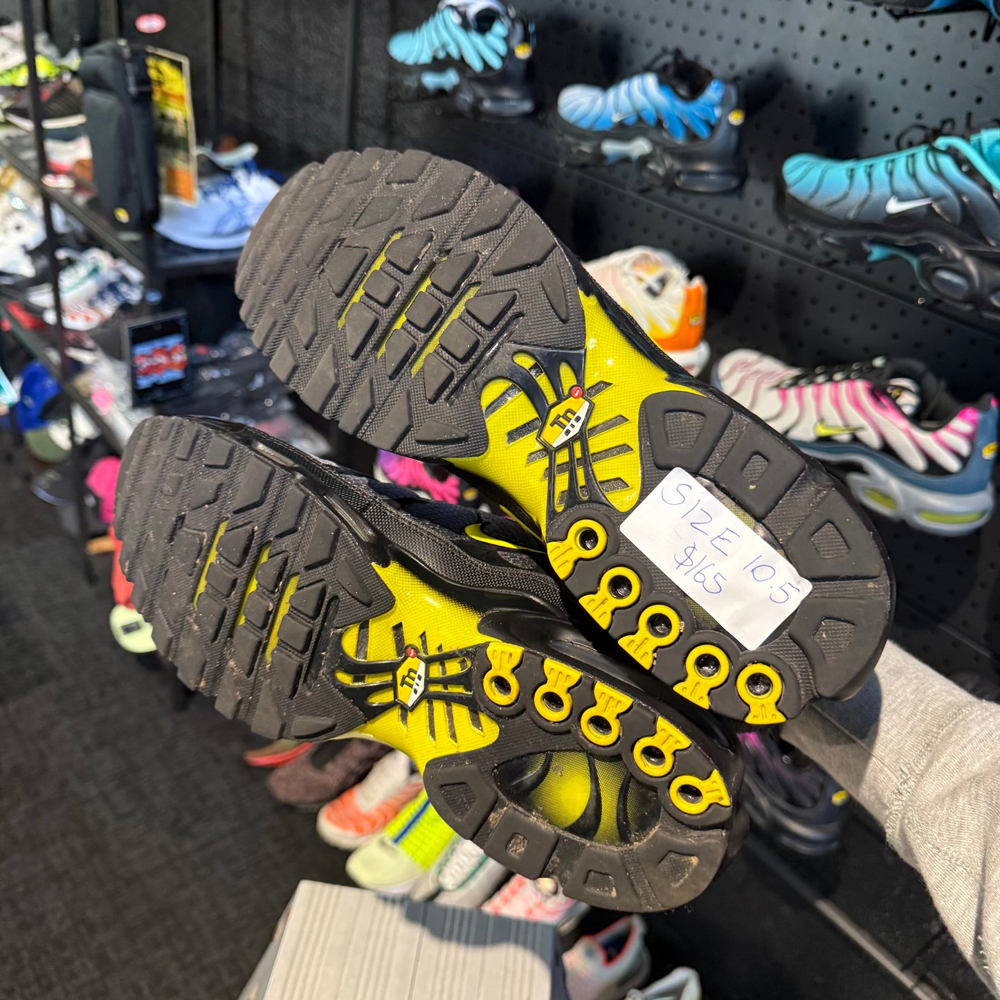 Nike Air Max Plus 'TN' Black Opti Yellow (Second hand)