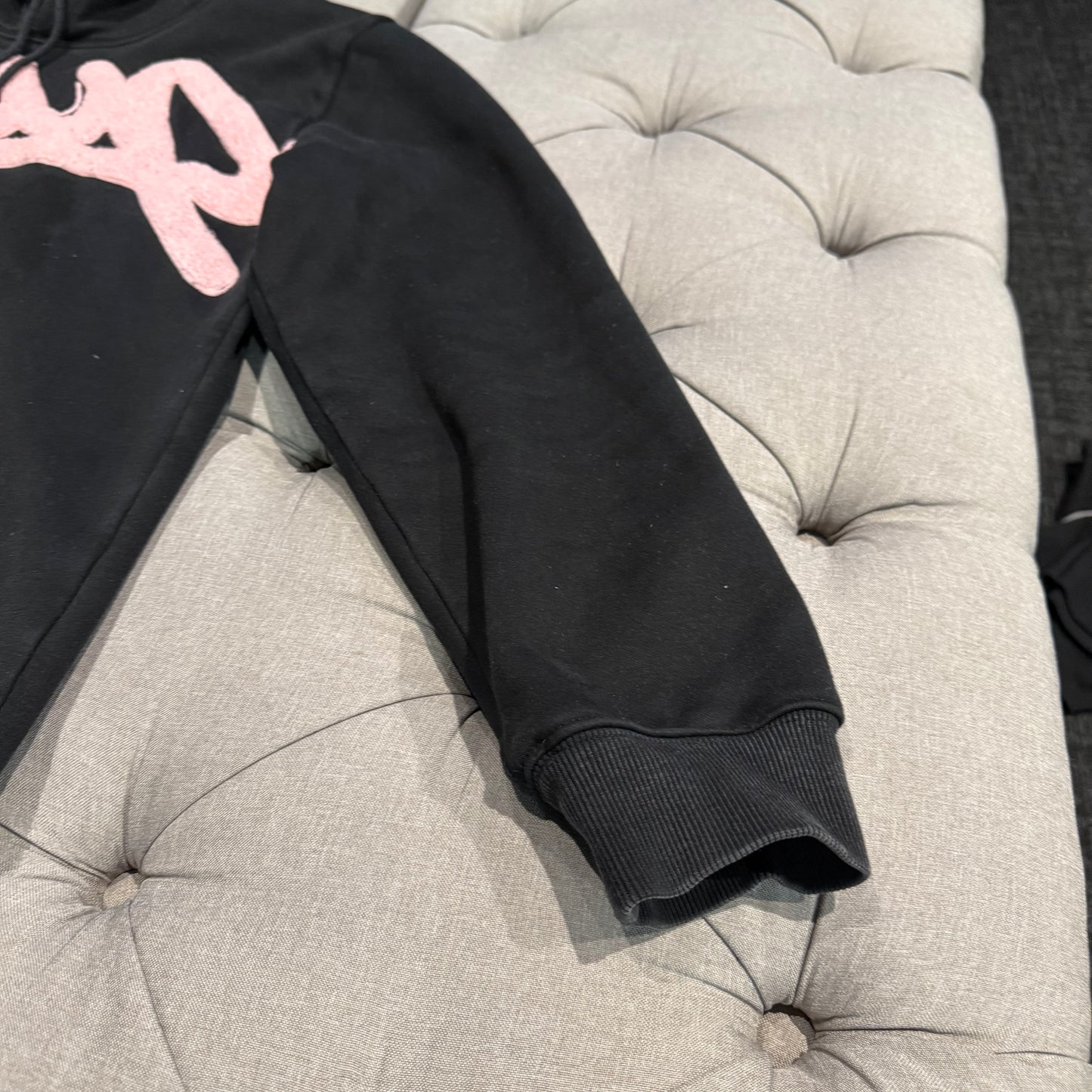 Geedup Handstyle Hoodie 'Black Pink' (Second hand)