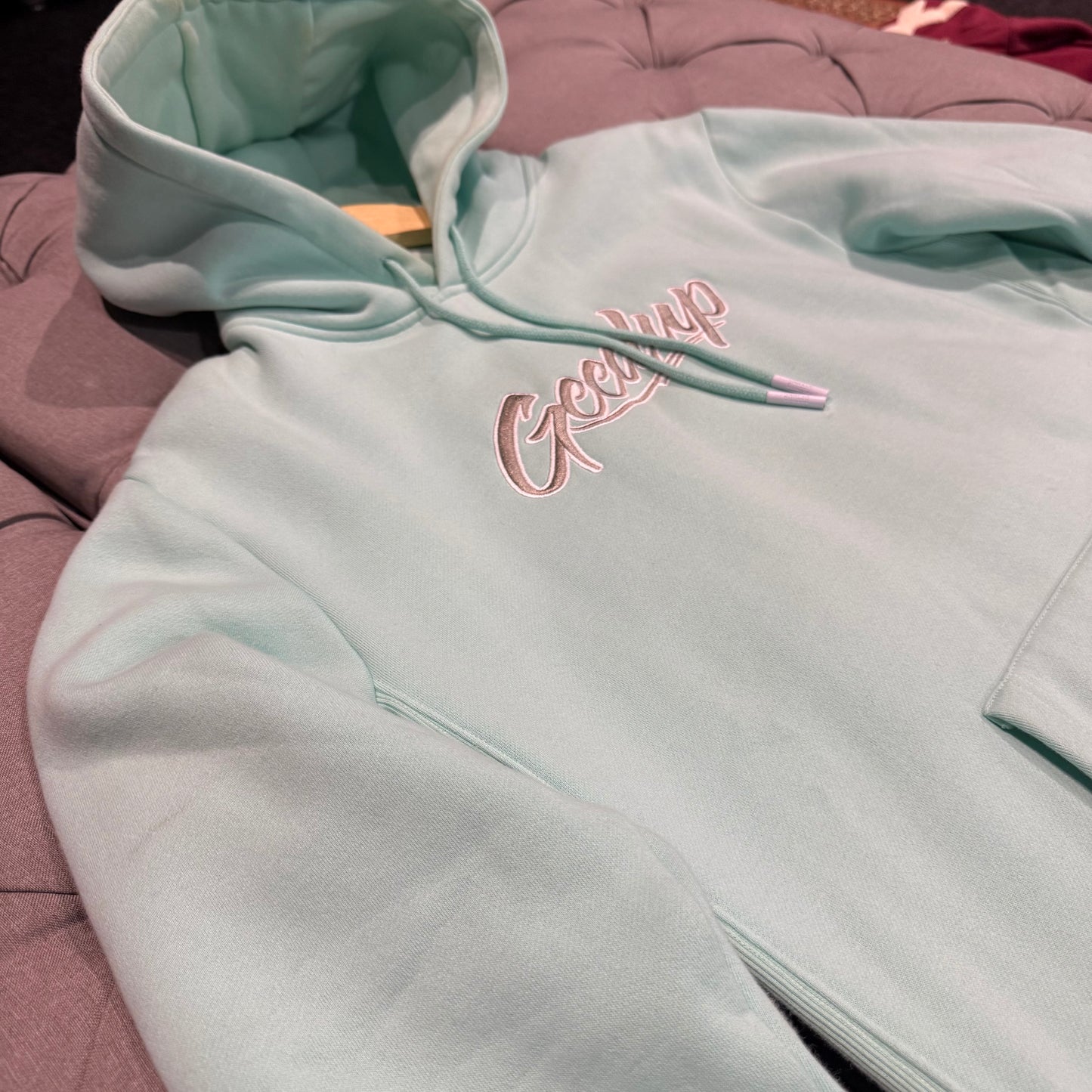 Geedup 10 Years In The Field Hoodie 'Teal/Aqua White' (Second hand)