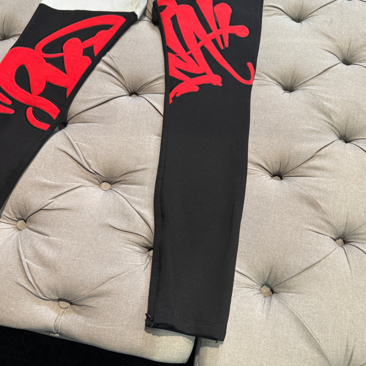 Syna World Forgive Me Cross Leg Logo 'Red Black Grey'