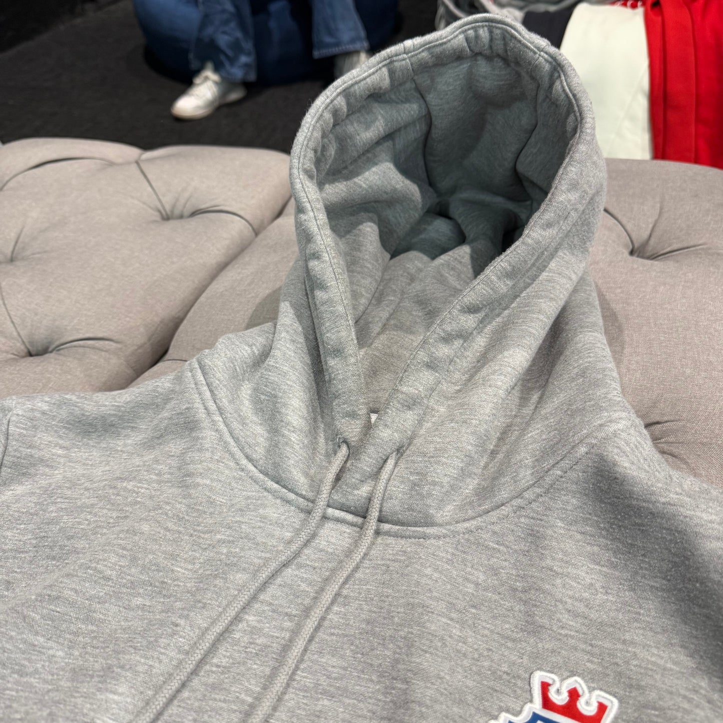 Geedup Since 2010 Emblem Logo Hoodie 'Grey' (Second hand)