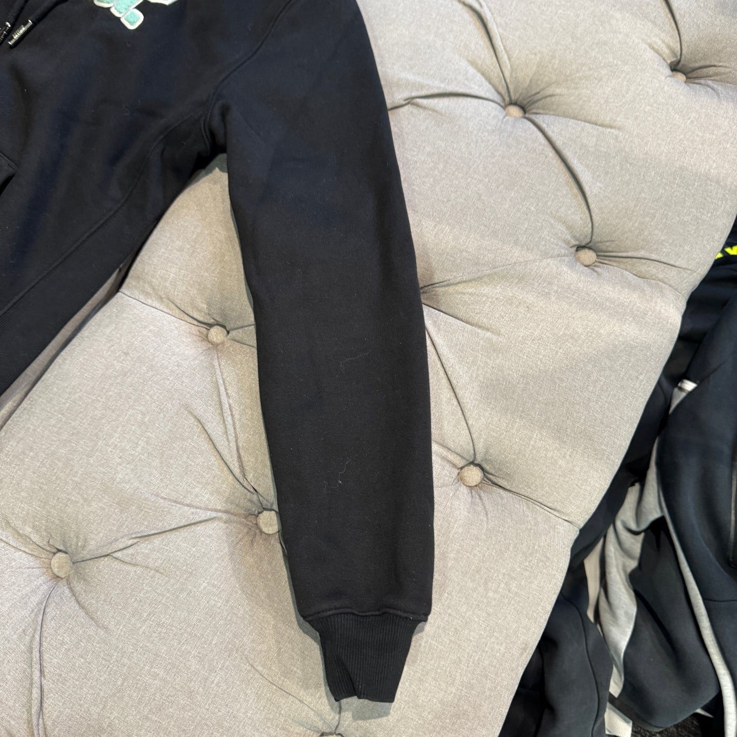 Geedup Play For Keeps Hoodie 'Black Teal' (Second hand)