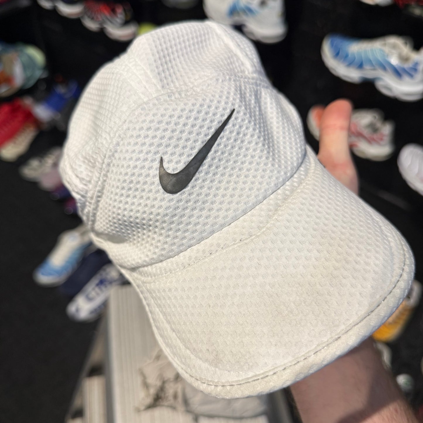 Nike Mesh Drifit Tailwind Cap 'White' (Second Hand)