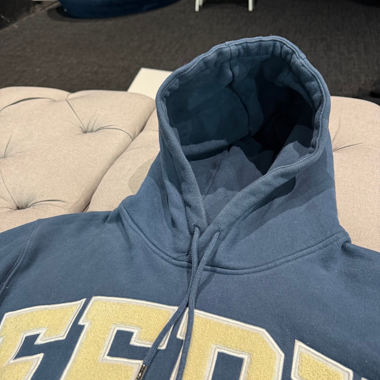 Geedup Team Logo Hoodie 'Blue Cream' (Second hand)