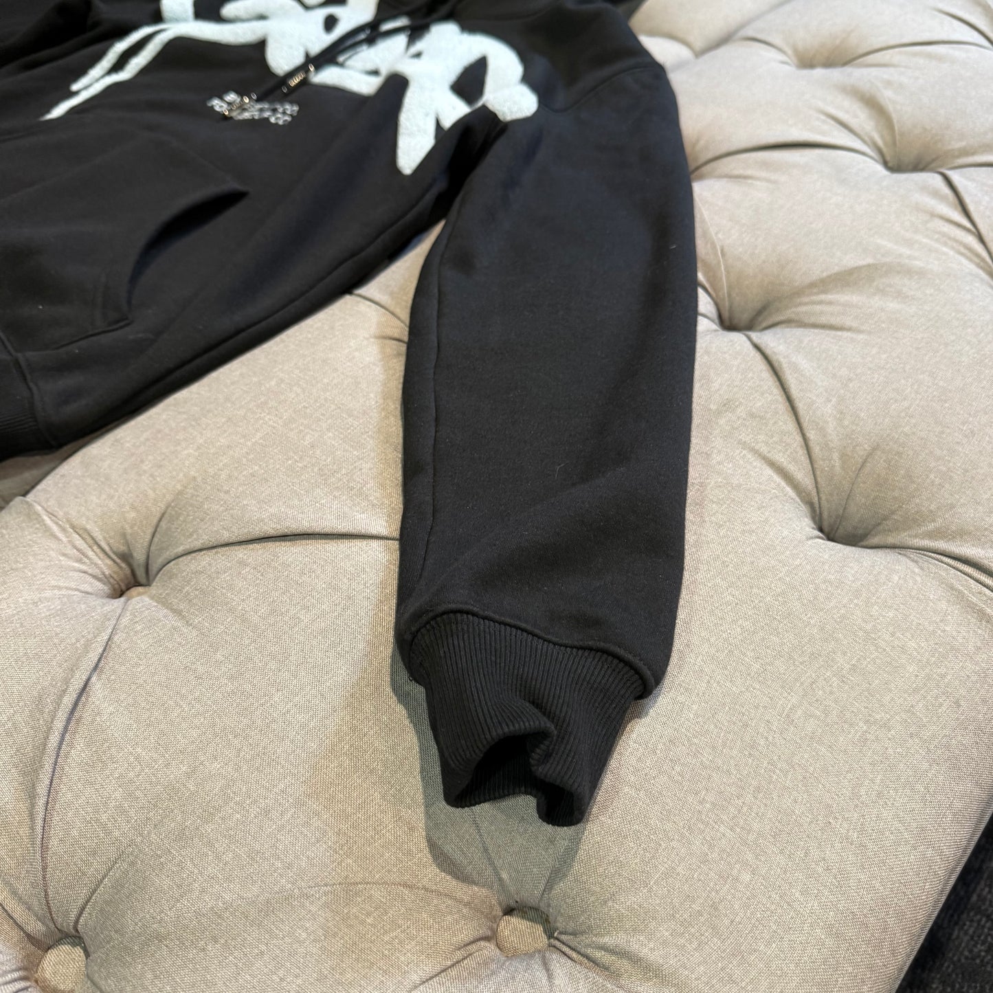 Geedup Handstyle Hoodie 'Black Baby Blue' (Second hand)