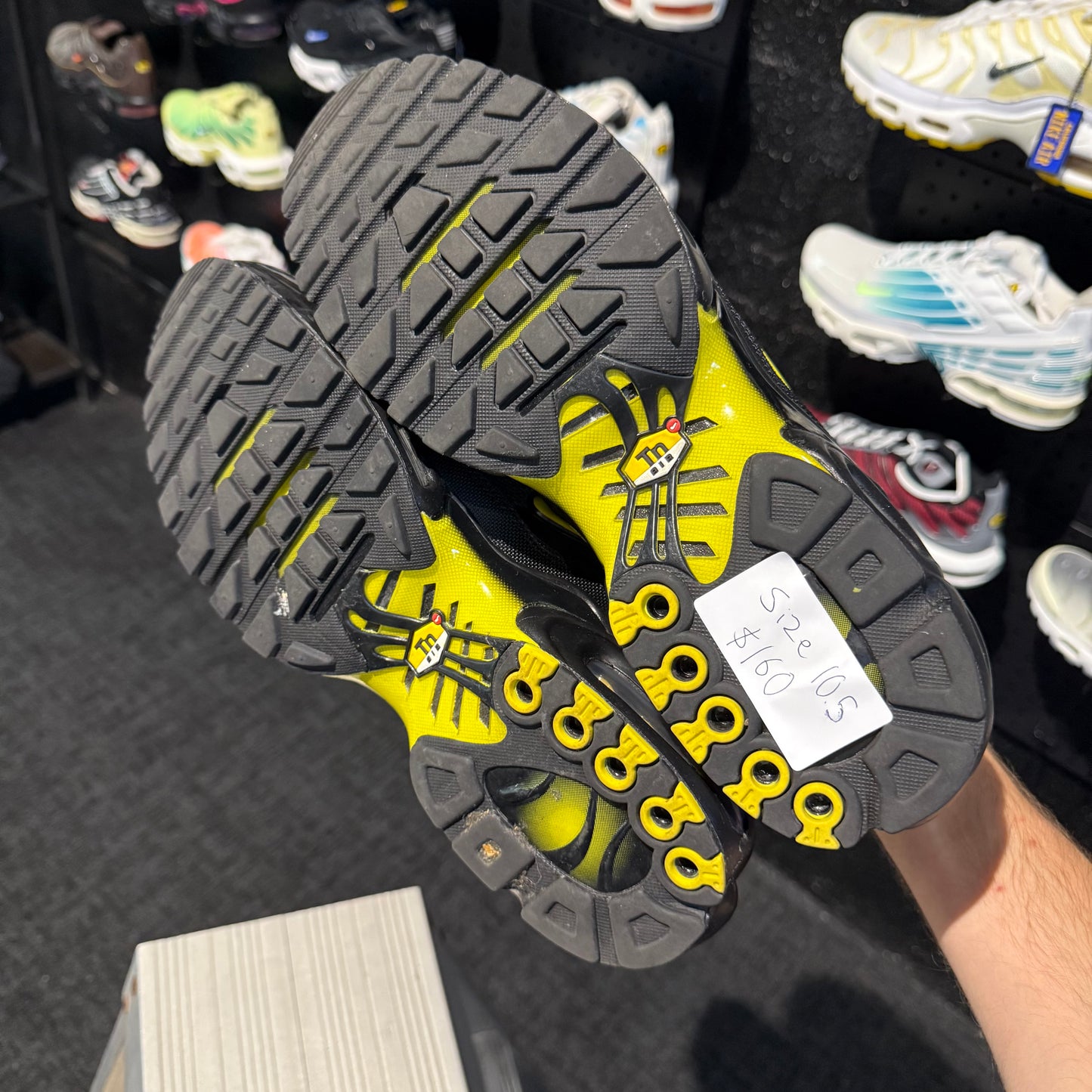 Nike Air Max Plus 'TN' Wolf Grey Optic Yellow (Second hand)