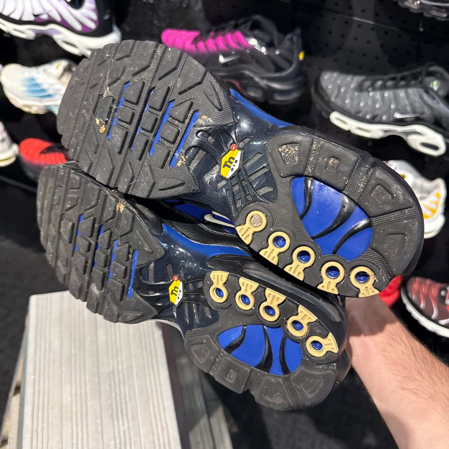 Nike Air Max Plus TN 'Premium Black Racer Blue' (Second hand)