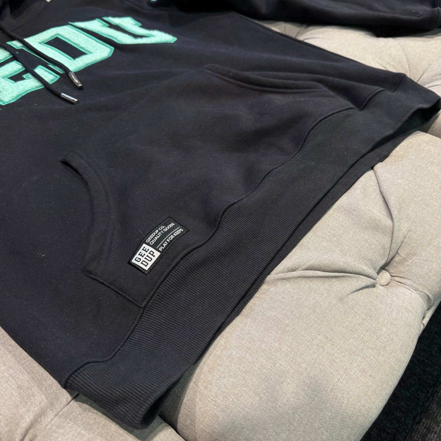 Geedup Team Logo Hoodie 'Navy Green' (Second hand)
