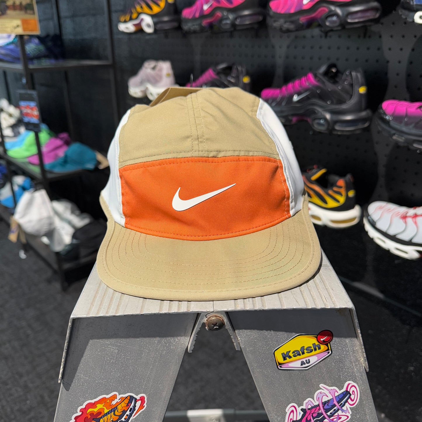 Nike Dri-Fit Fly Cap 'Sand/Orange'