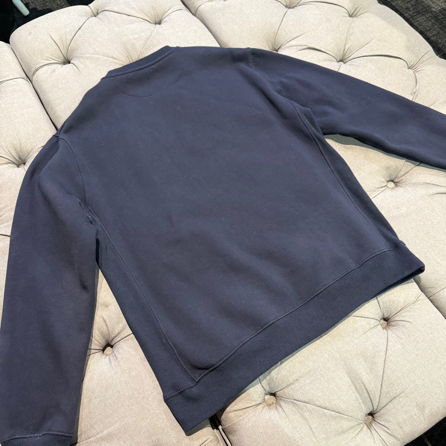 Geedup Embossed Logo Crewneck 'Navy' (Second hand)