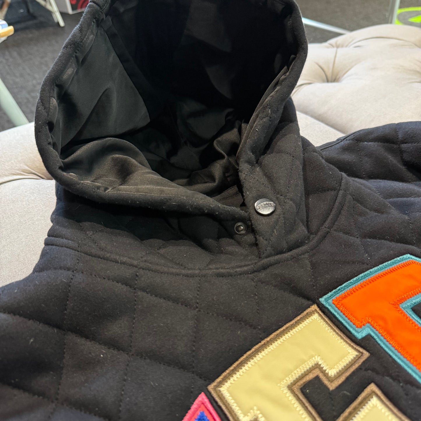 Geedup Team Logo Hoodie 'Holy Grail Multi Color 2.0 Quilt' (Second hand)