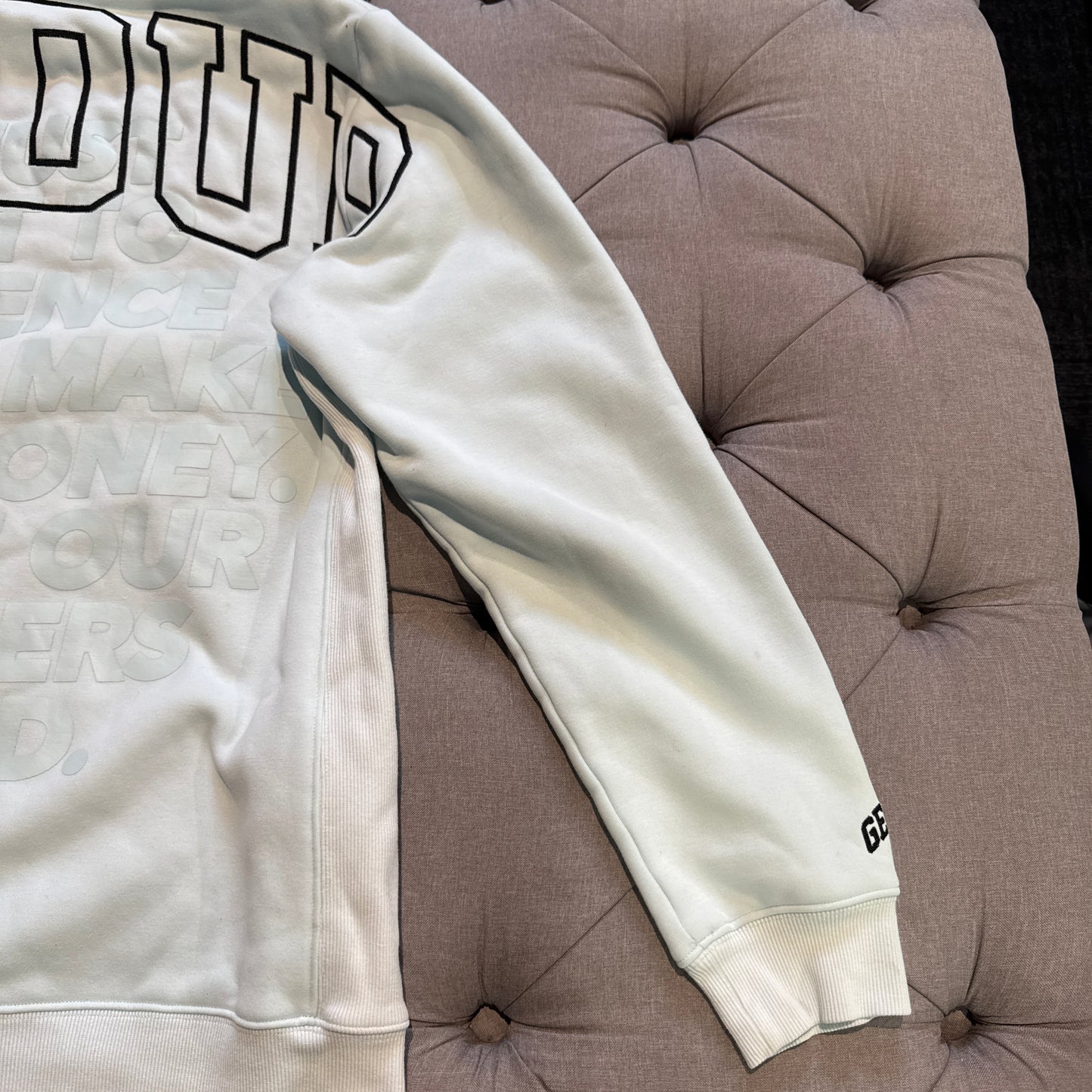 Geedup Proud Logo Hoodie 'Teal Black' (Second hand)