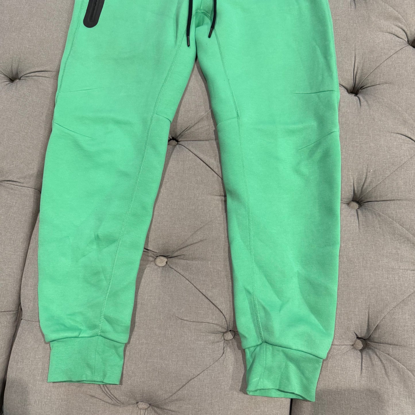 Nike Tech Fleece Hoodie Neon Lime Green Track Pants (Second hand)