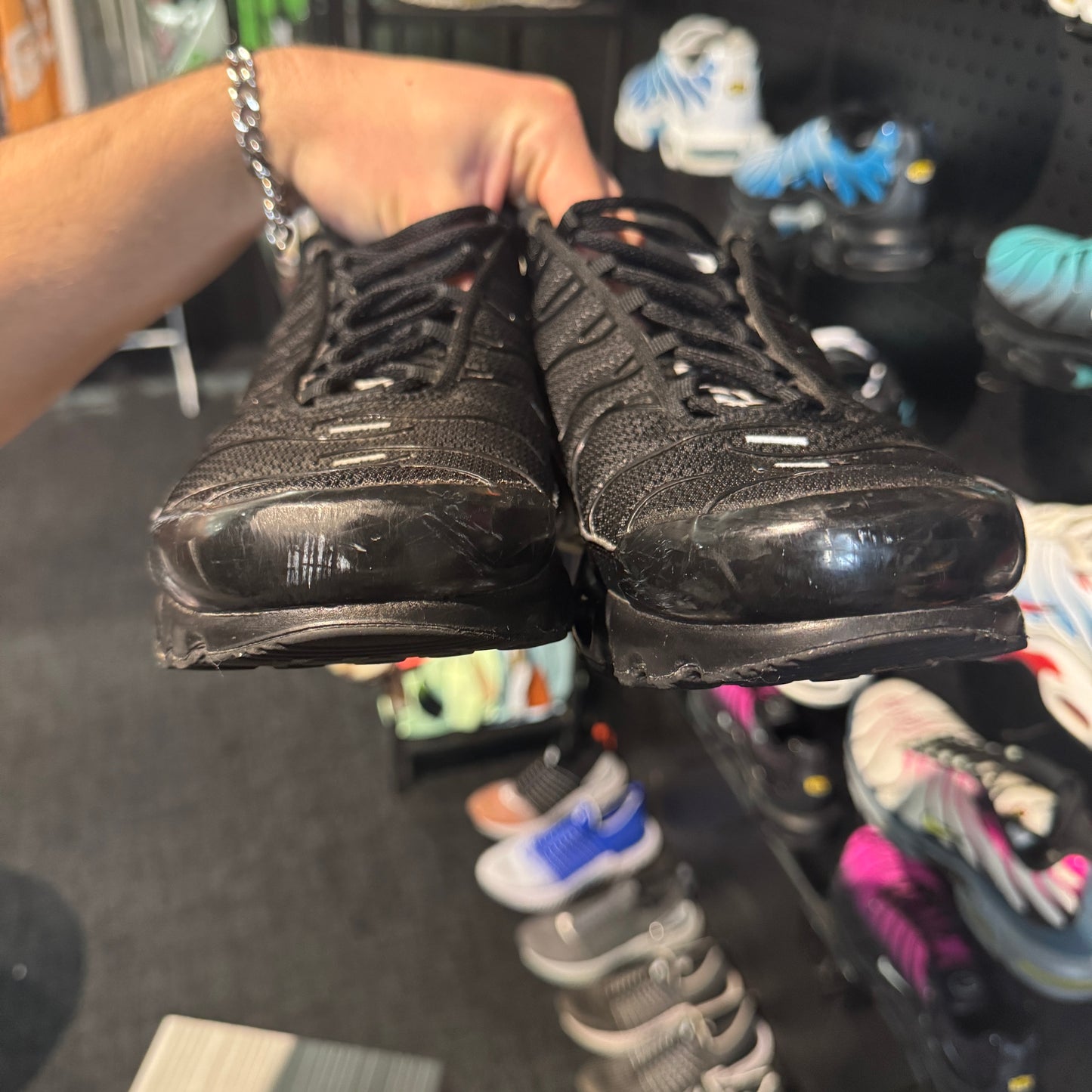 Nike Air Max Plus 'TN' Mini Swoosh Black Silver (Second hand)