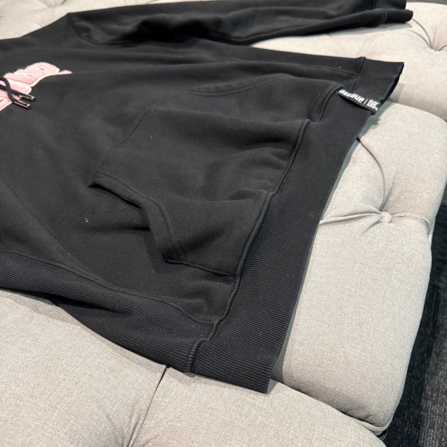 Geedup Play For Keeps Hoodie 'Pink Black' (Second hand)