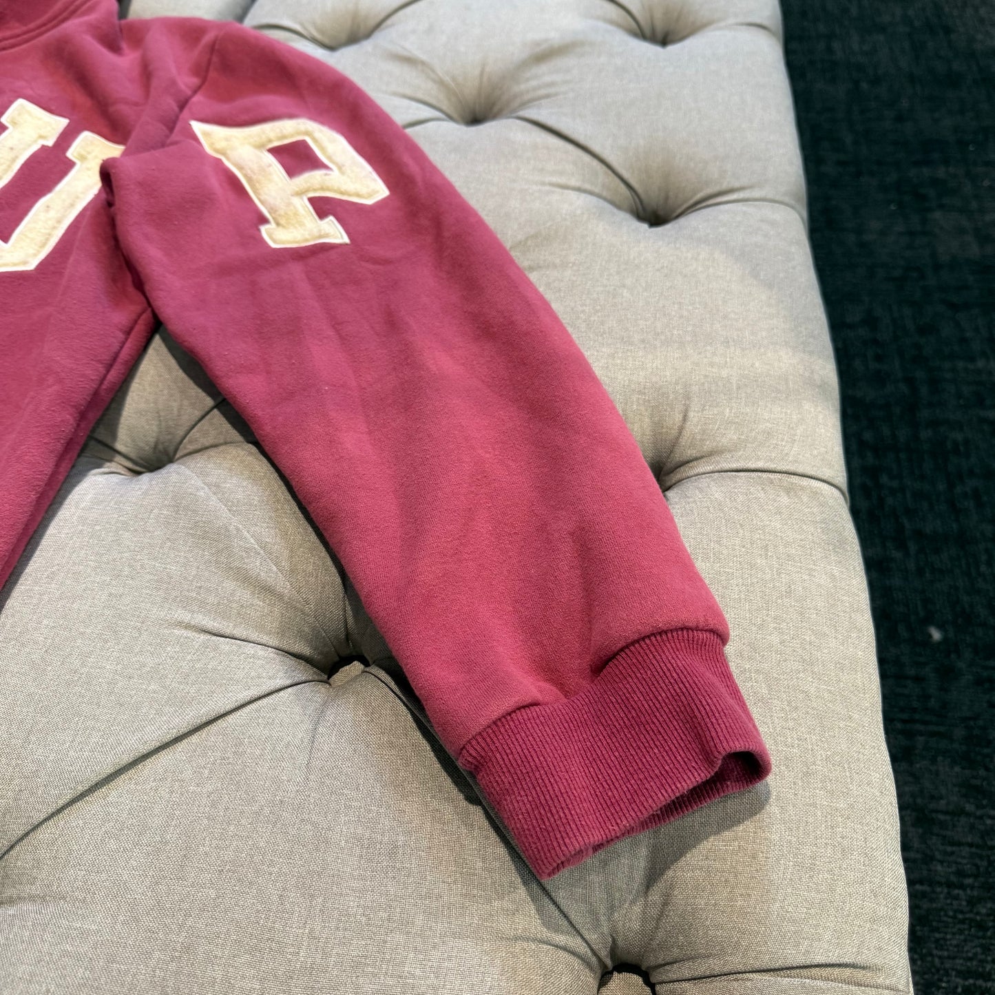 Geedup Team Logo Hoodie (Old Model) 'Maroon Cream' (Second hand)