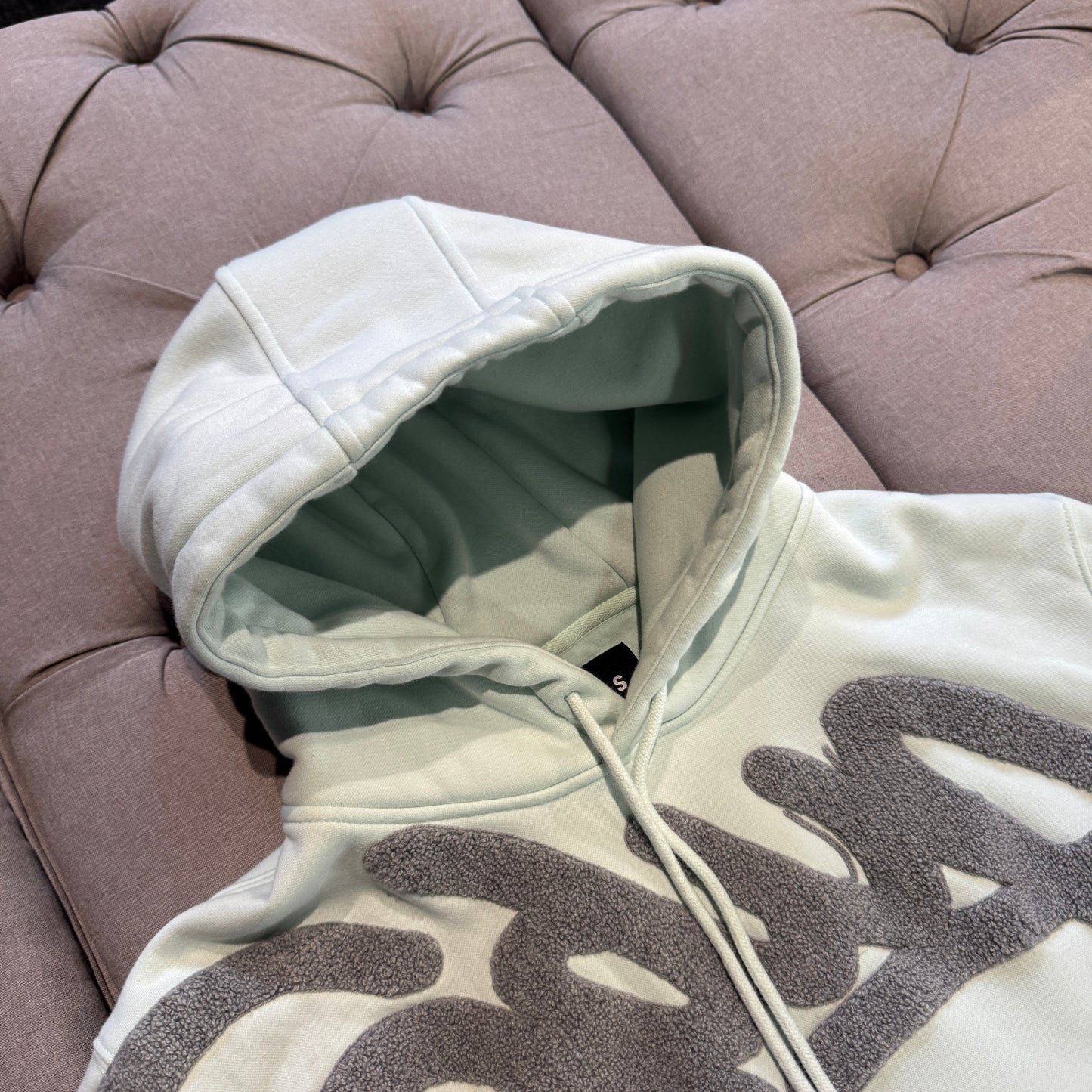 Geedup Handstyle Hoodie 'Grey Teal' (Second hand)