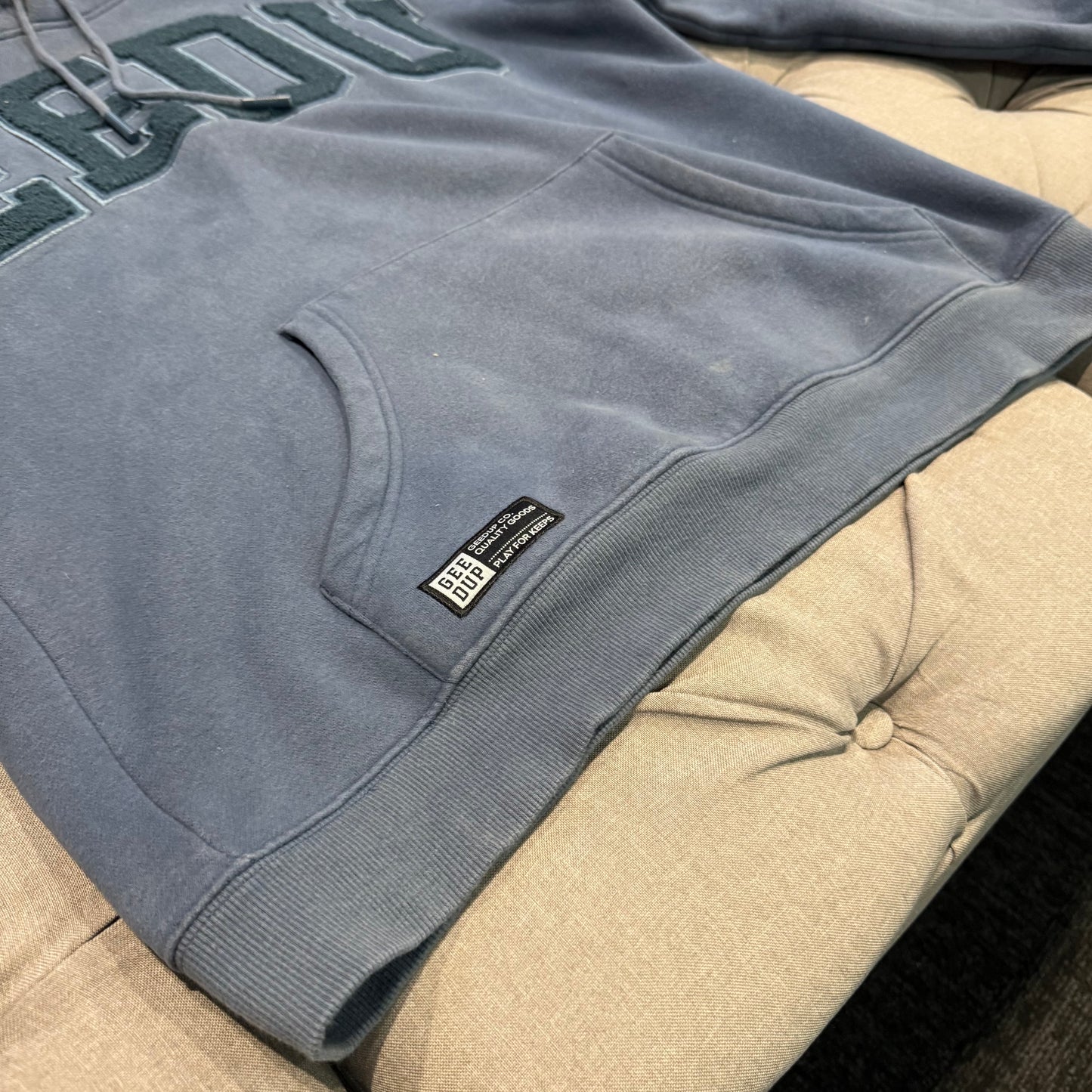 Geedup Team Logo Hoodie 'Deep Blue' (Second hand)