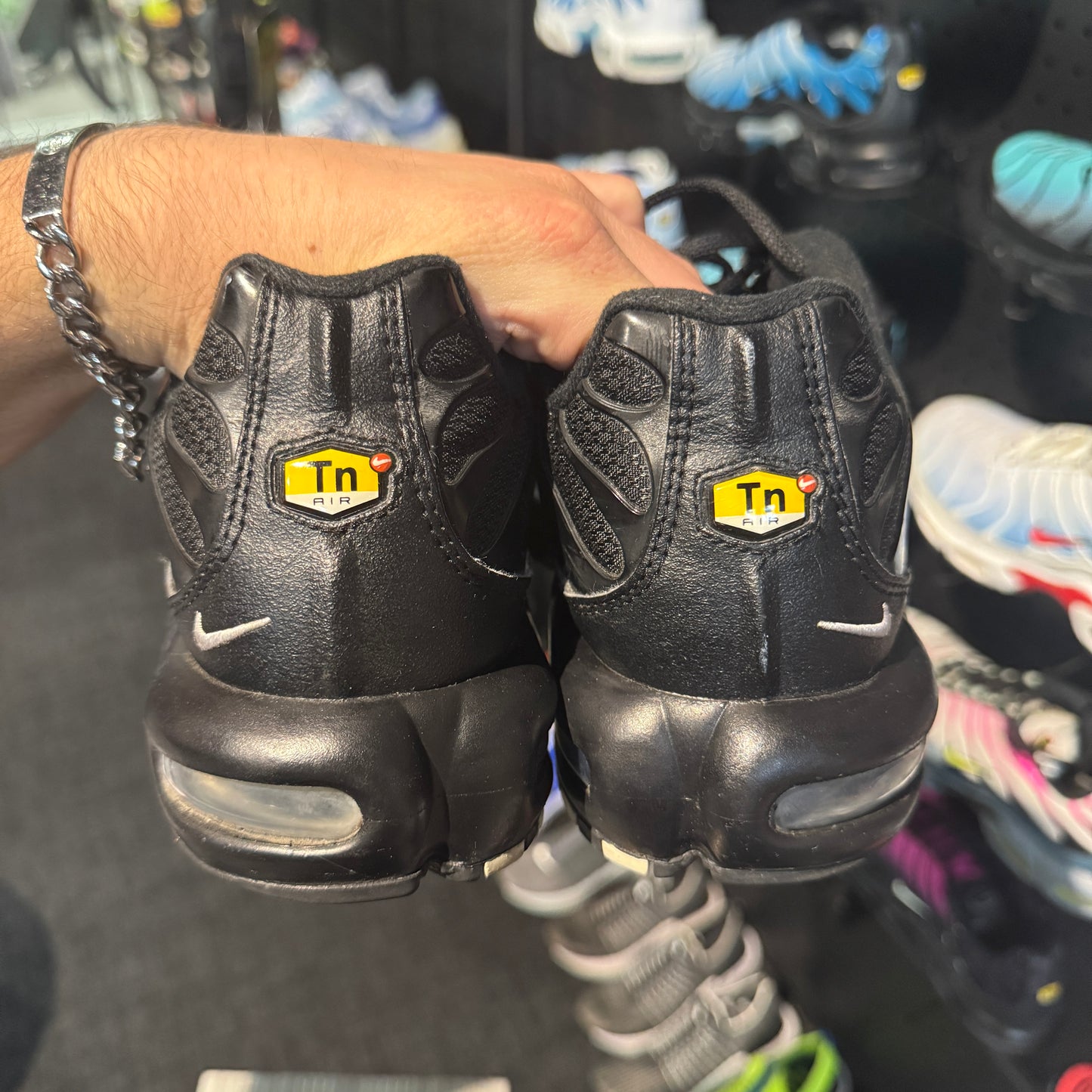 Nike Air Max Plus 'TN' Mini Swoosh Black Silver (Second hand)