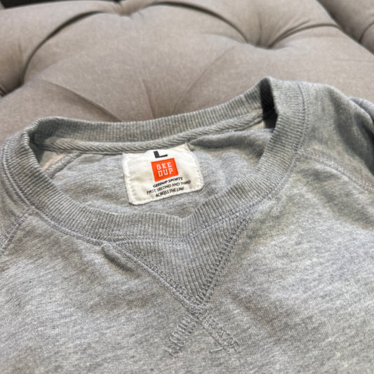 Geedup Sports Arm Logo Crewneck 'Grey Black' (10+ YEAR OLD RELEASE) (Second hand)