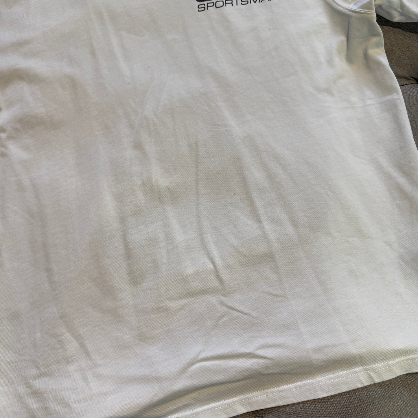 Geedup Sportsman Flag T-Shirt 'White' (Second hand)