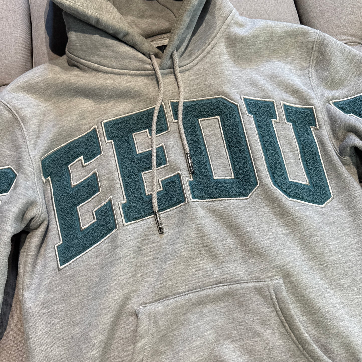 Geedup Team Logo Hoodie 'Grey Teal' (Second hand)