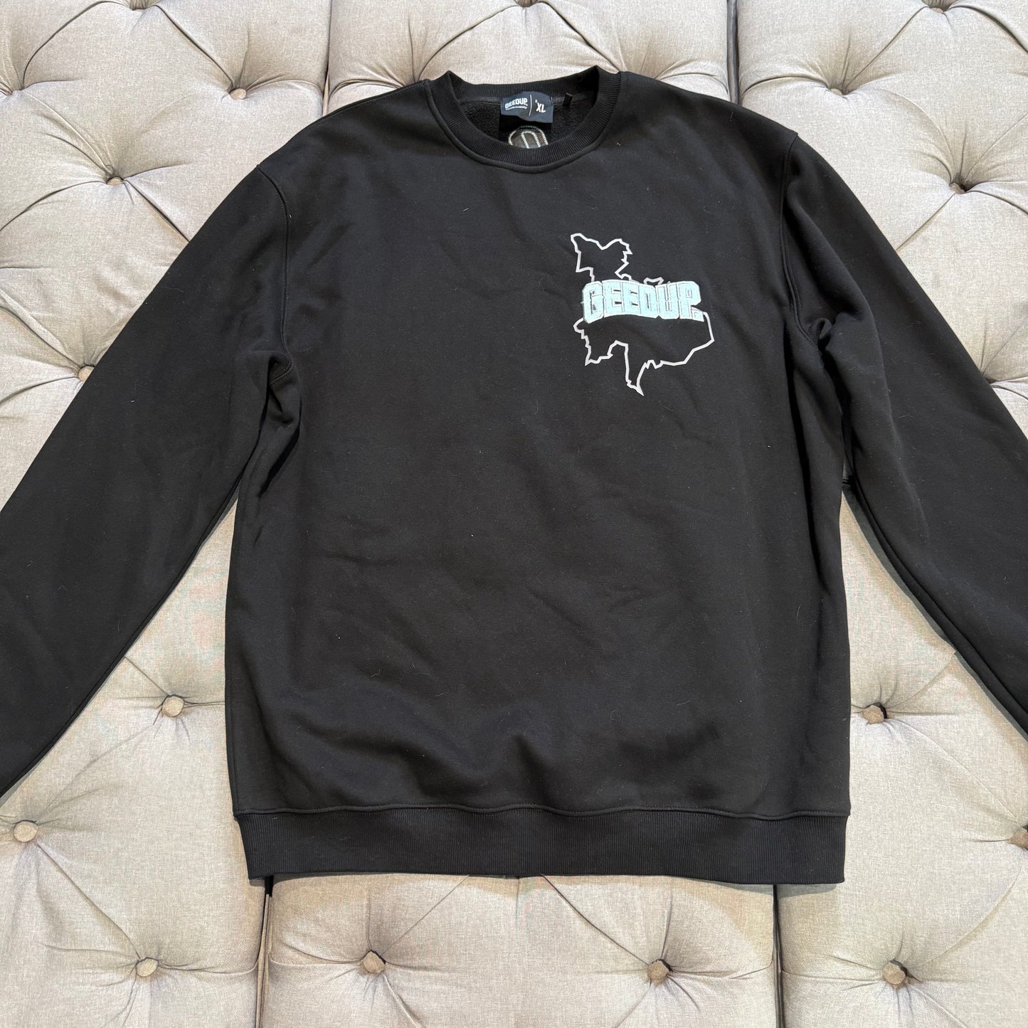 Geedup Proud to be a Problem Crewneck 'Black Teal' (Second hand)