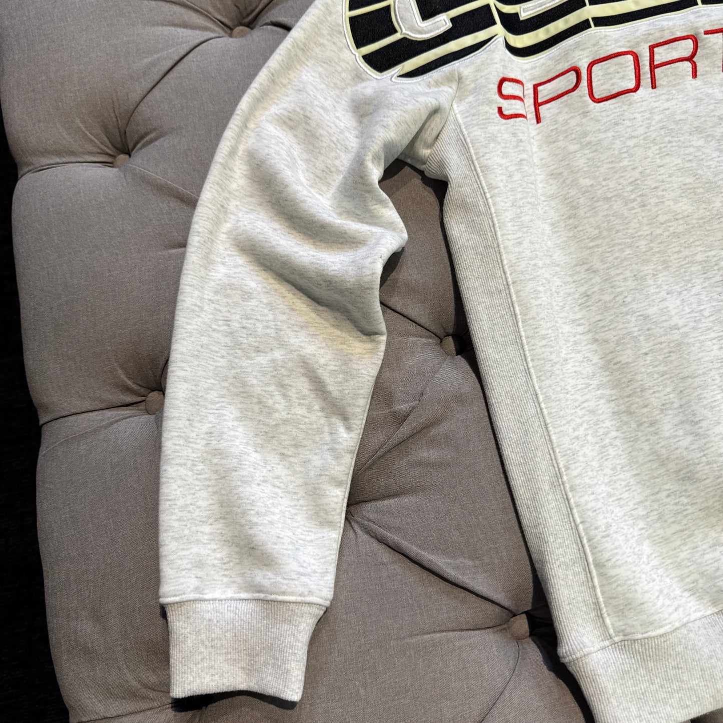 Geedup Sportsman Crewneck 'Marle White Black' (Second hand)