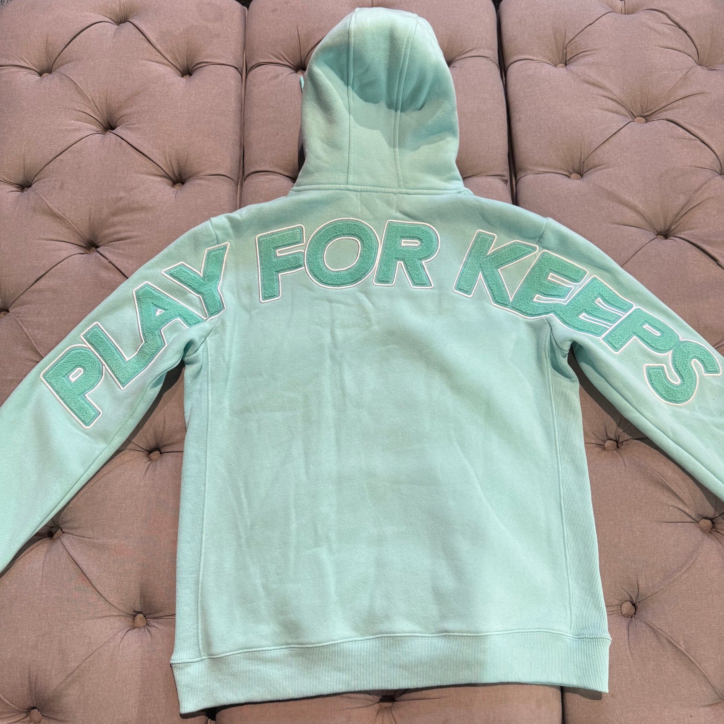 Geedup Play For Keeps Hoodie 'Teal' (Second hand)