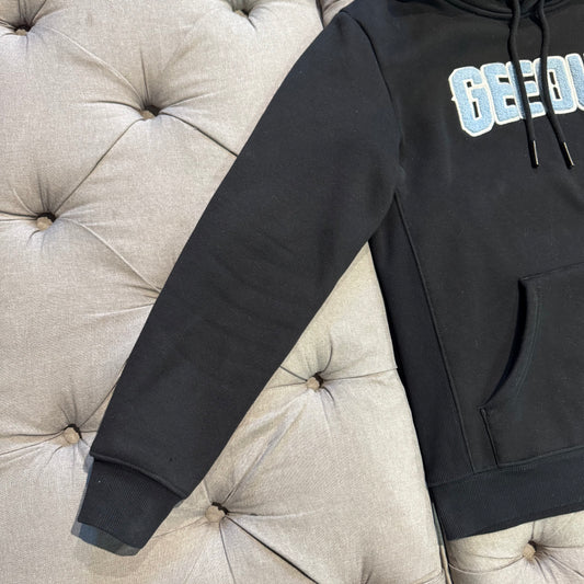 Geedup Play For Keeps Hoodie 'Black Baby Blue' (Second hand)
