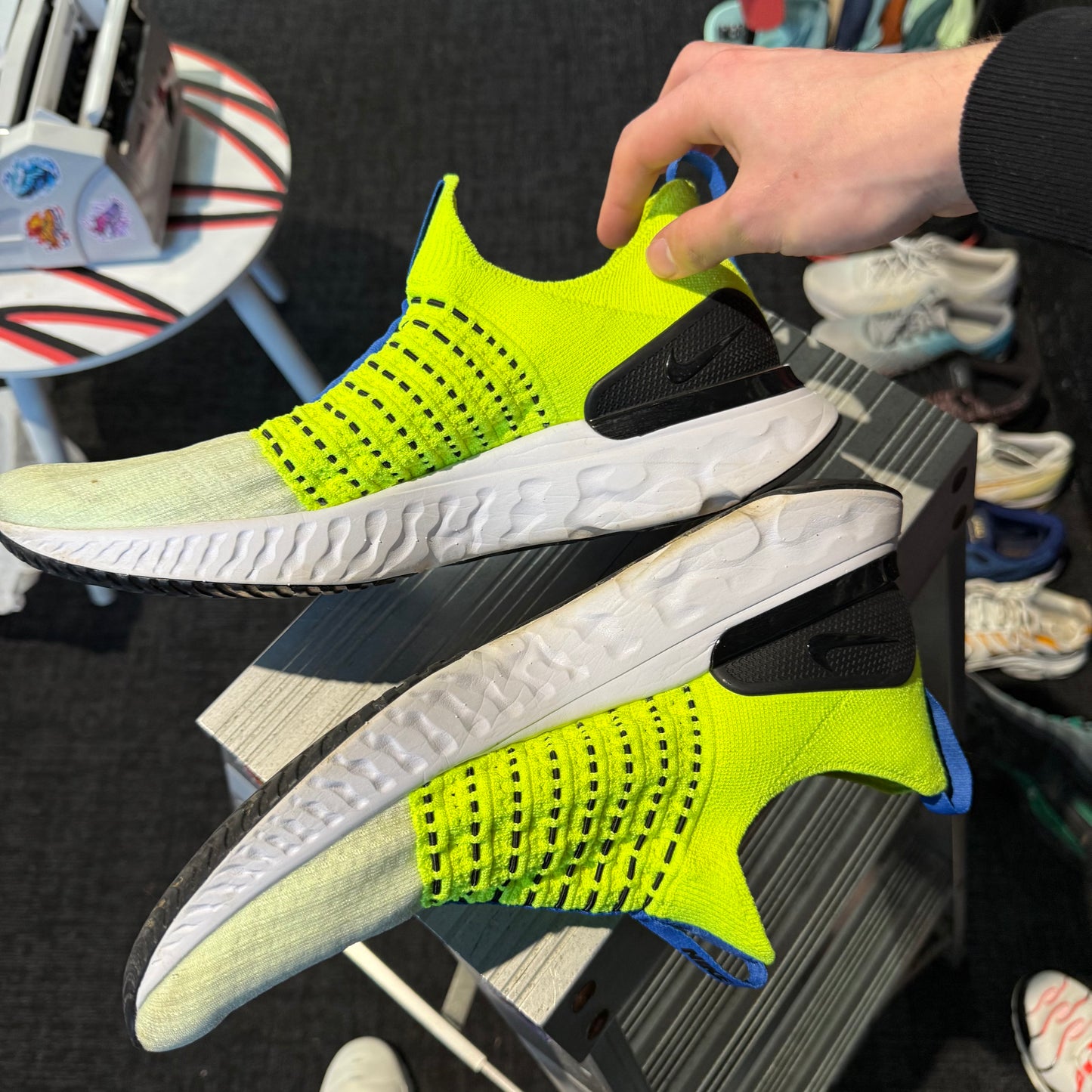 Nike Phantom React Run Flyknit 2 'Volt’ (Second hand)