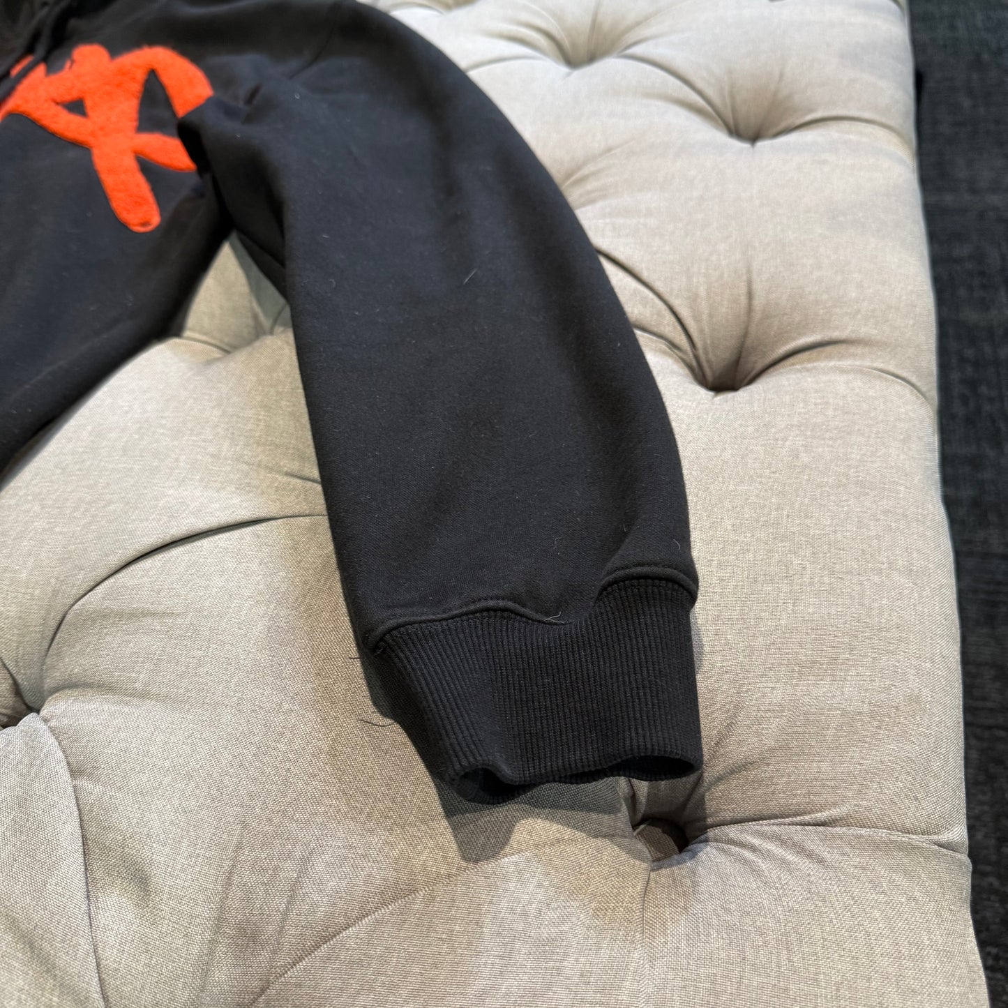 Geedup Handstyle Hoodie 'Black Burnt Orange' (Second hand)