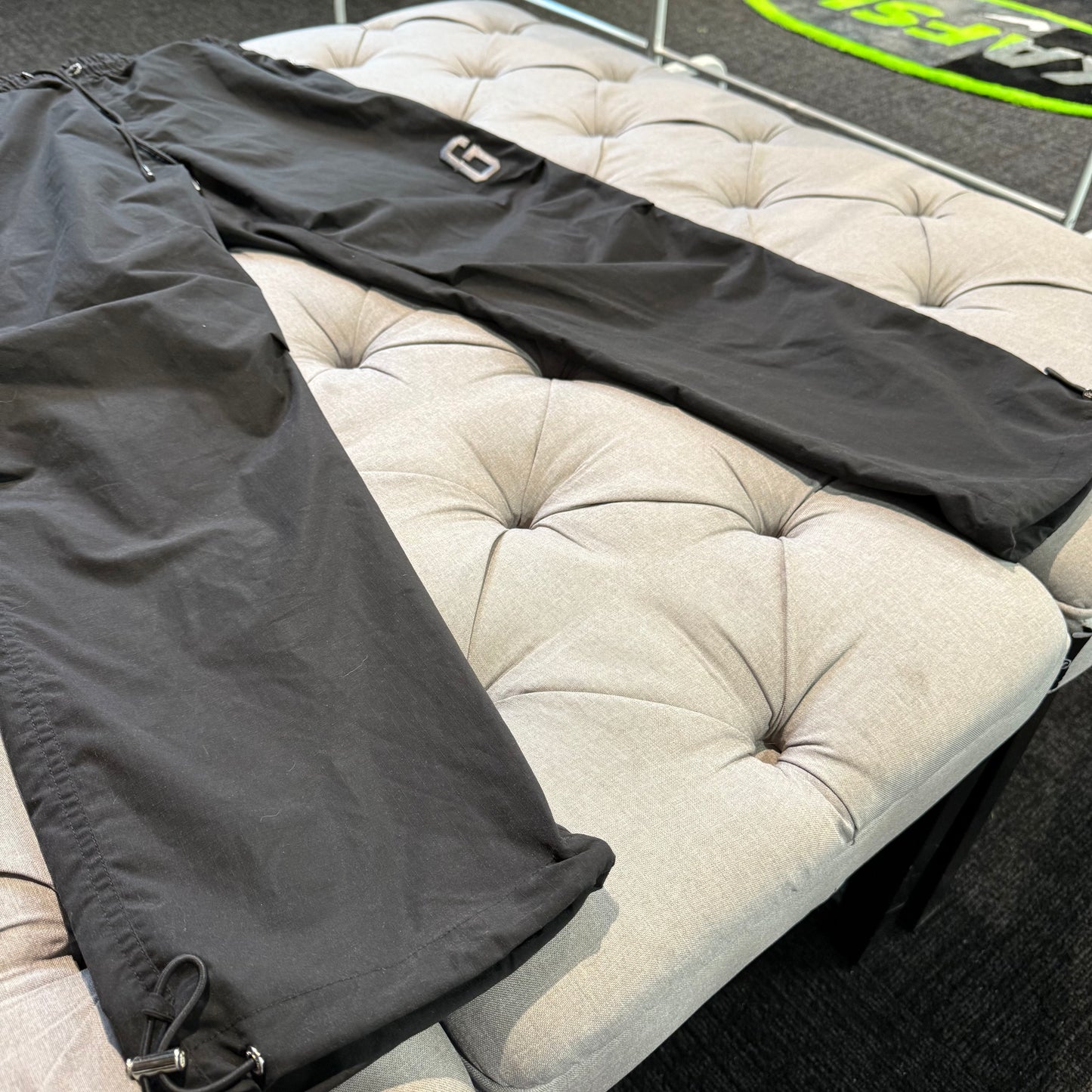 Geedup PFK Nylon Track Pants 'Black' (Second hand)