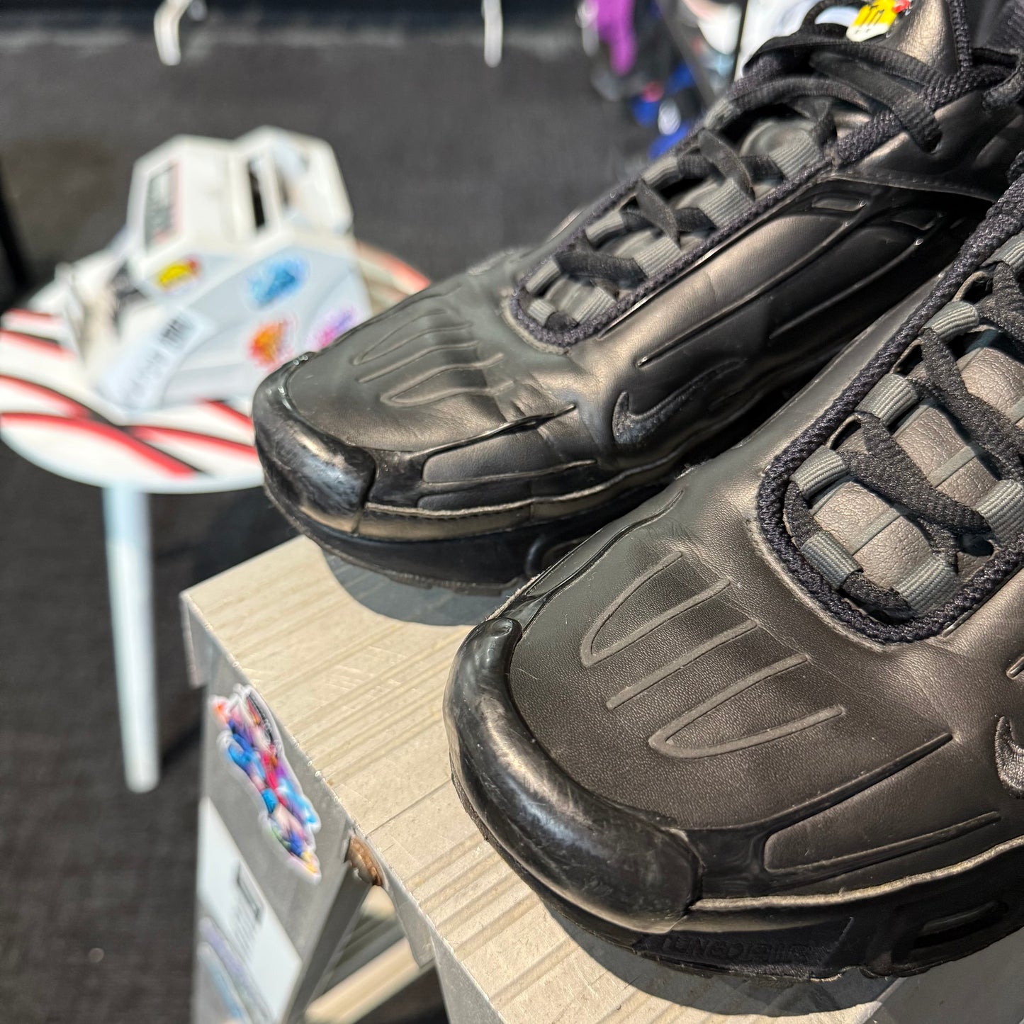 Nike Air Max Plus TN3 Leather 'Triple Black' (Second hand)