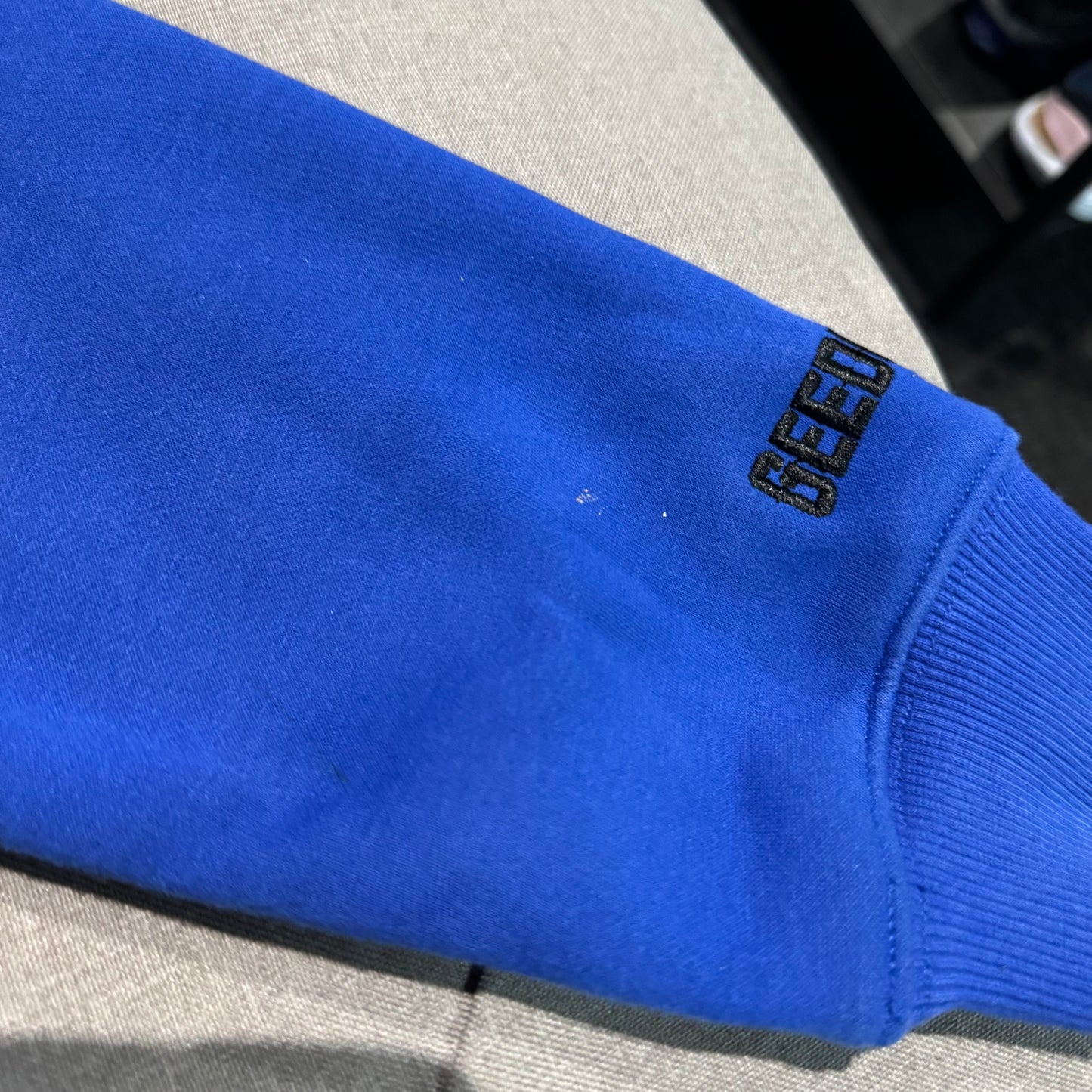 Geedup Handstyle Hoodie 'Blue Black' (Second hand)