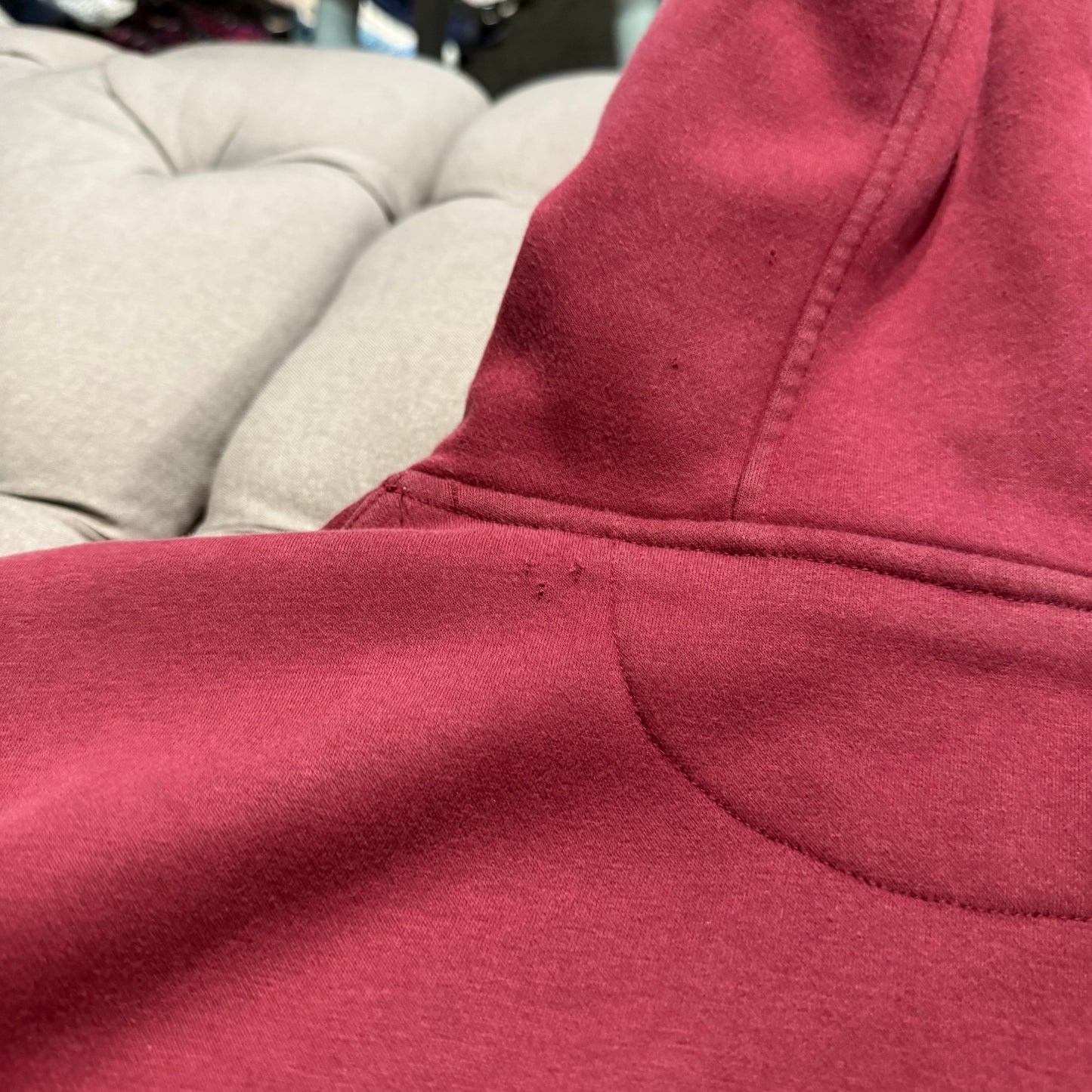 Geedup Handstyle Hoodie 'Maroon Cream' (Second hand)