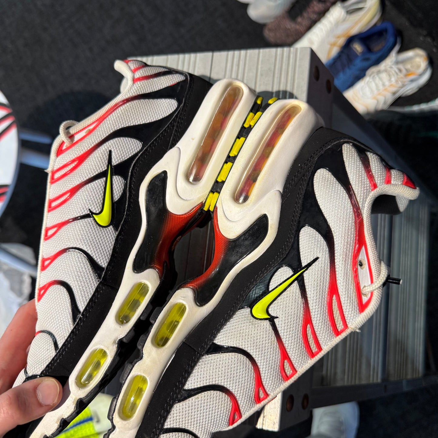 Nike Air Max Plus 'TN' White Crimson Venom (Second hand)