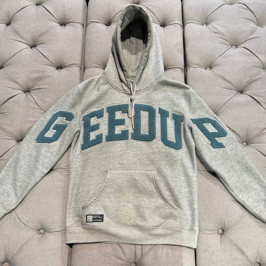Geedup Team Logo Hoodie 'Grey Teal' (Second hand)