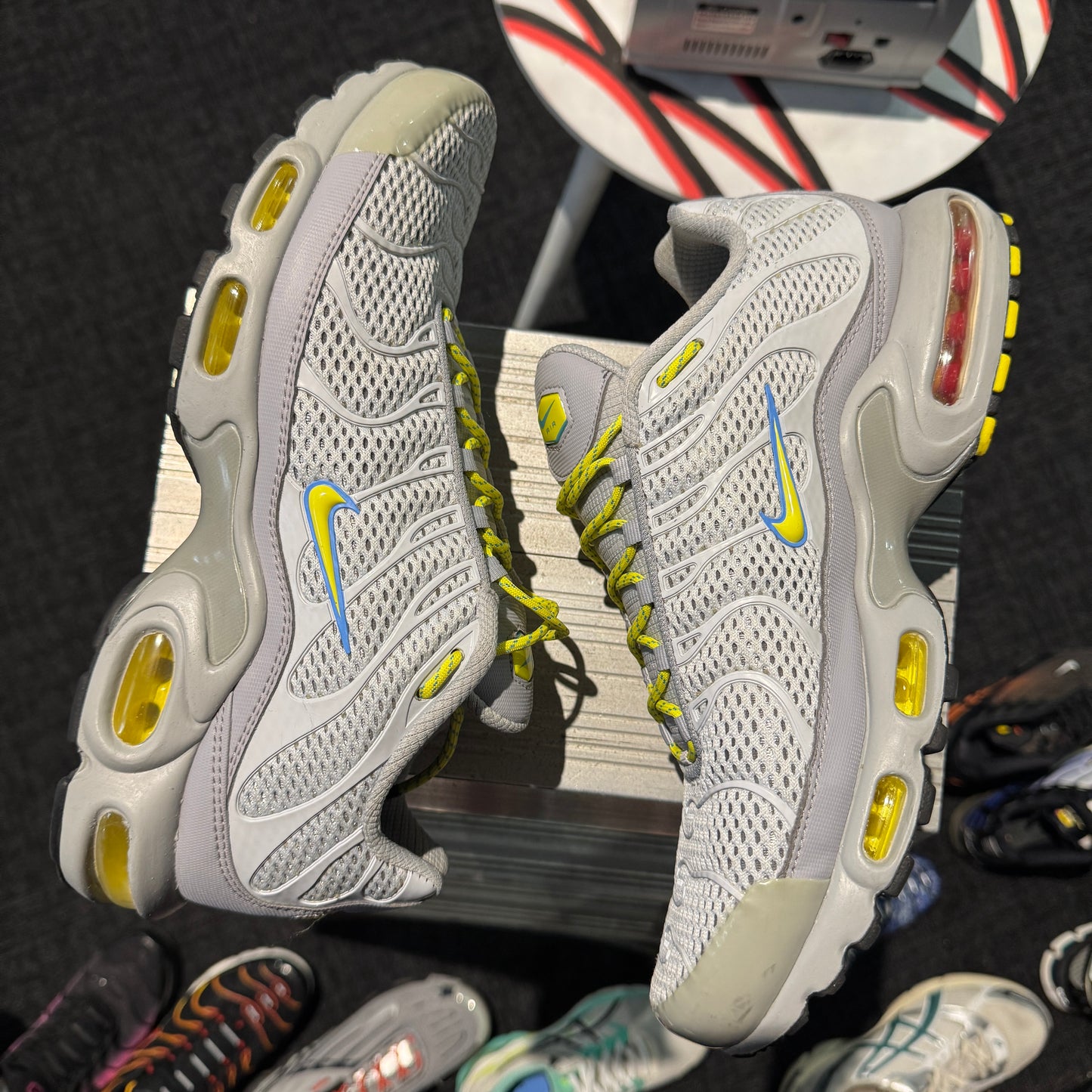 Nike Air Max Plus 'TN' Toggle Utility Grey Yellow (Second hand)