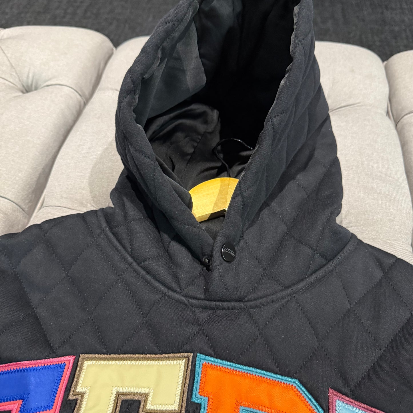 Geedup Quilt Team Logo Hoodie 'Holy Grail Multi Colour 2.0' (Second hand)